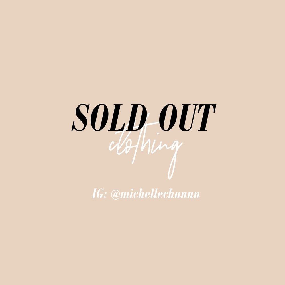 SOLD OUT